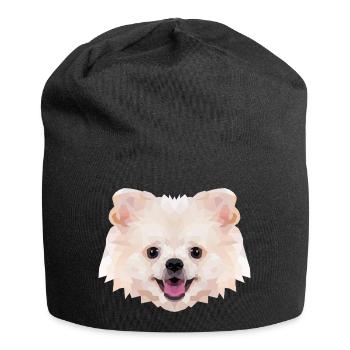 Polyart Dwarf Spitz - Jersey Beanie - black - Front