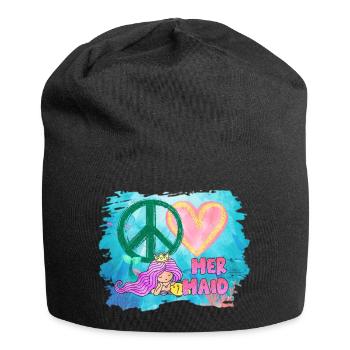 Ocean Sublimation - Jersey Beanie - black - Front