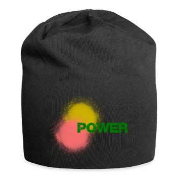 Power - Jersey-Beanie - Schwarz - Vorne