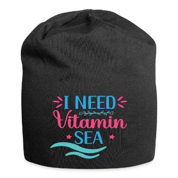 I need Vitamin Sea - Jersey Beanie - black - Front