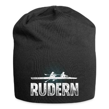 Rudern Ruderer Ruderboot - Jersey-Beanie - Schwarz - Vorne