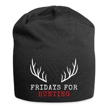 Fridays for Hunting - Jersey-Beanie - Schwarz - Vorne