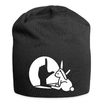 Rabbit Shadow Hand, LOSER Sign Loser - Jersey Beanie - black - Front