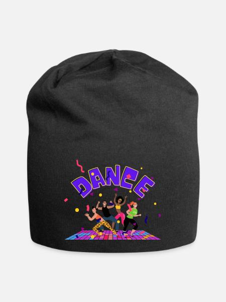 Dance on the Dancefloor - Jersey-Beanie - Schwarz