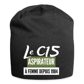 Le c15 aspirateur à femme cadeau c15 du seigneur - Bonnet en jersey - noir - Devant