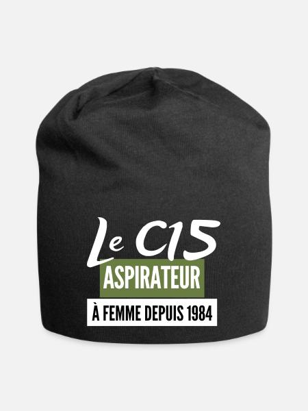 Le c15 aspirateur à femme cadeau c15 du seigneur - Bonnet en jersey - noir
