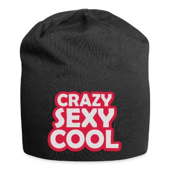 crazy sexy cool design - Jersey Beanie - black - Front