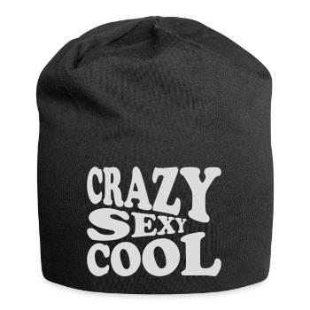 crazy sexy cool design - Jersey Beanie - black - Front