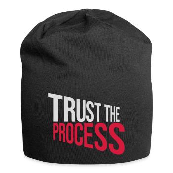 faire confiance au processus Devis - Bonnet en jersey - noir - Devant