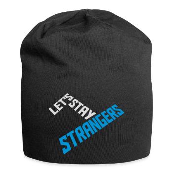 Citation Restons Strangers - Bonnet en jersey - noir - Devant
