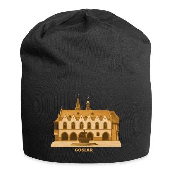 Goslar Town Hall Harz Lower Saxony - Jersey Beanie - black - Front