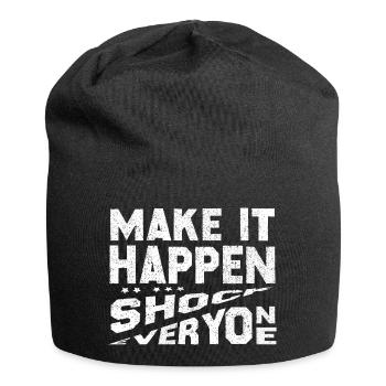 Make It Happen Shock Everyone - Jersey Beanie - black - Front