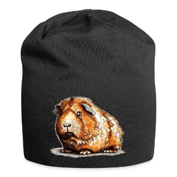 Les cochons d’Inde sont juste d’excellents animaux de compagnie - Bonnet en jersey - noir - Devant