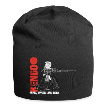 Kendo Japan - Mind, sword and body - Kendo is life - Jersey Beanie - black - Front