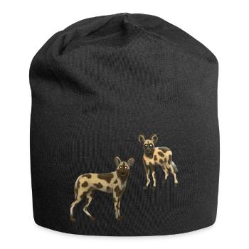 Chiens sauvages - Bonnet en jersey - noir - Devant