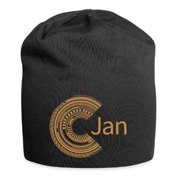 For Jan - Jersey Beanie - black - Front