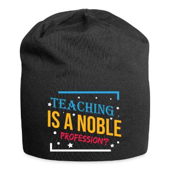 Teaching is a Noble Profession? - Jersey Beanie - black - Front
