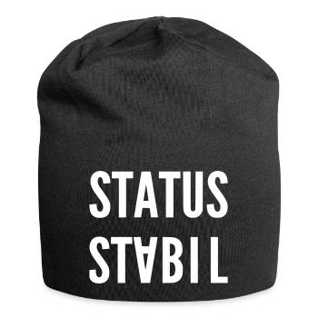 STATUS STABIL - Jersey-Beanie - Schwarz - Vorne