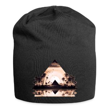 Egypt Egypt Isis Pharaohs Pharaoh Pyramid Africa - Jersey Beanie - black - Front