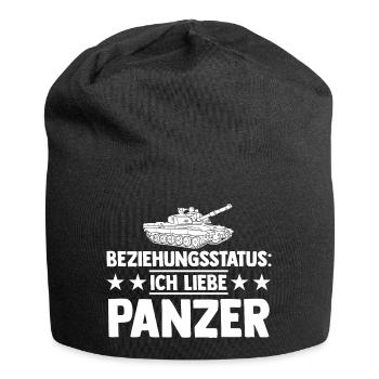 Panzerfahrer Soldat Panzer - Jersey-Beanie - Schwarz - Vorne