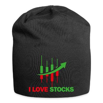 Love of stocks - Jersey Beanie - black - Front