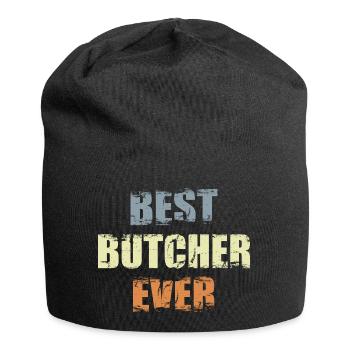 Best Butcher Ever - Jersey Beanie - black - Front