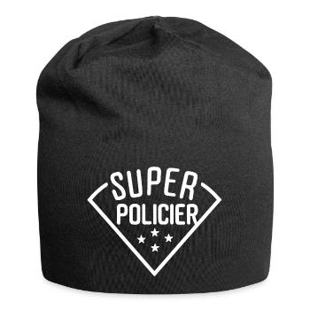 Super policier - Bonnet en jersey - noir - Devant