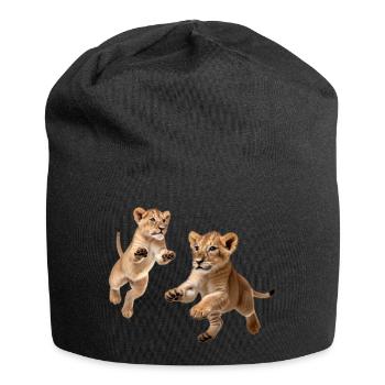 Lion cubs - Jersey Beanie - black - Front
