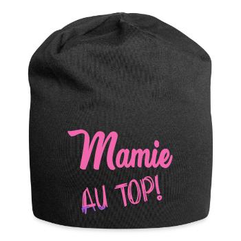 MAMIE - Bonnet en jersey - noir - Devant