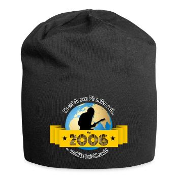 Le 18ème anniversaire fait vibrer cette planète depuis 05/2006 - Bonnet en jersey - noir - Devant