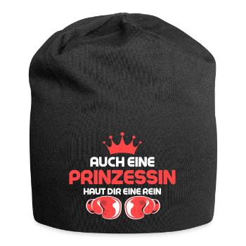 Even a princess punches you in the face. Kampfspor - Jersey Beanie - black - Front