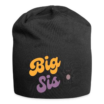 BIG SIS - Jersey Beanie - black - Front