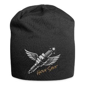 HOLY SHIT Bougie d’allumage ailée - Bonnet en jersey - noir - Devant
