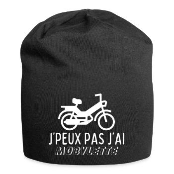 Ich kann nicht, ich habe ein Moped - Jersey-Beanie - Schwarz - Vorne