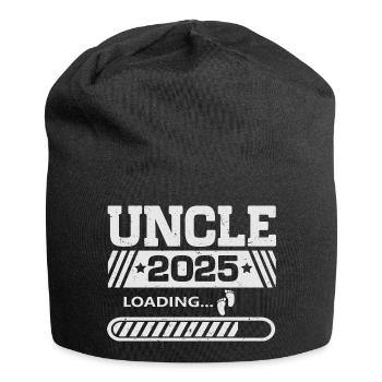 Onkel 2025 loading - Jersey-Beanie - Schwarz - Vorne