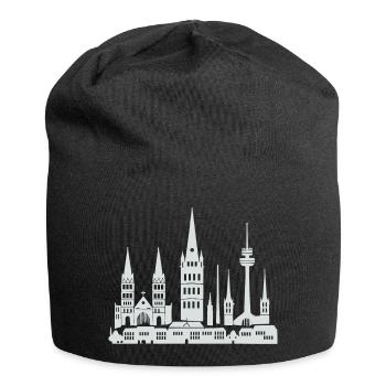 Bonn Skyline - Jersey Beanie - black - Front