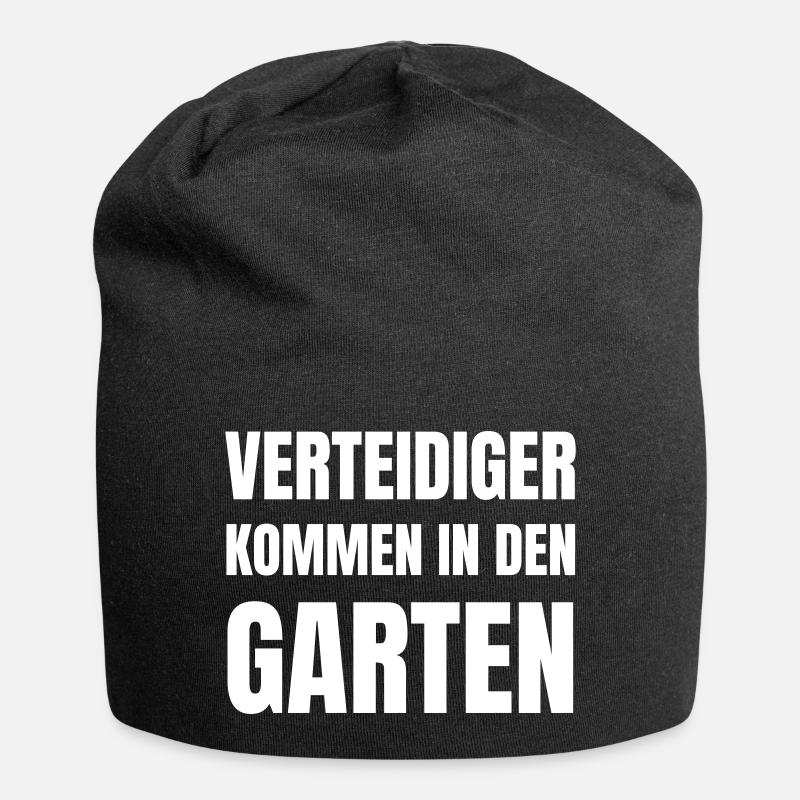 Verteidiger kommen in den Garten - Jersey-Beanie - Schwarz