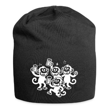 Monkey Beer Crew - Jersey Beanie - black - Front