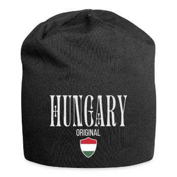 Originaire de Hongrie, né en Hongrie - Bonnet en jersey - noir - Devant