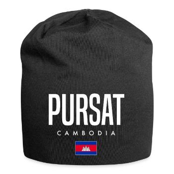 Pursat Cambodia Khmer - Jersey Beanie - black - Front