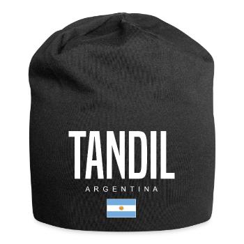 Tandil Argentinien Argentinier - Jersey-Beanie - Schwarz - Vorne