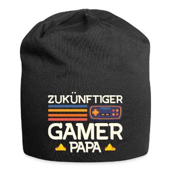 Soon Dad FUTURE GAMER DAD FUNNY - Jersey Beanie - black - Front
