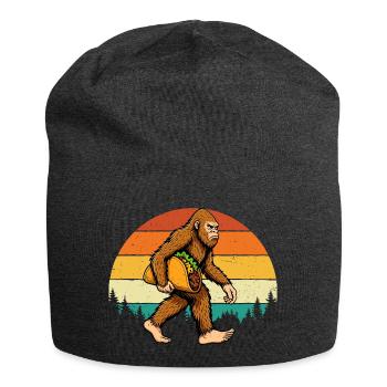 Bigfoot Trägt Taco Lustiges Fiesta Mashup - Jersey-Beanie - Anthrazit - Vorne