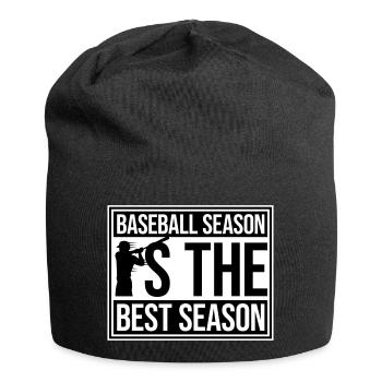 La saison de baseball est la meilleure saison des sports de fans - Bonnet en jersey - noir - Devant
