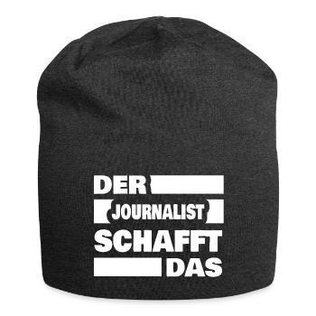 journalist - Jersey Beanie - charcoal grey - Front