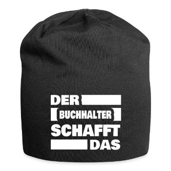 Buchhalter - Jersey-Beanie - Schwarz - Vorne