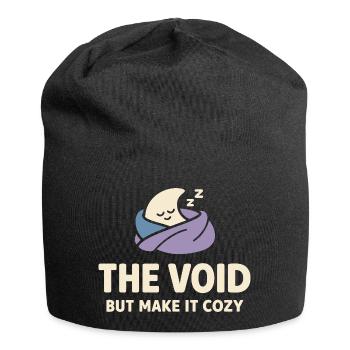 Existenzieller Humor, Nihilismus, Humor, - Jersey-Beanie - Schwarz - Vorne