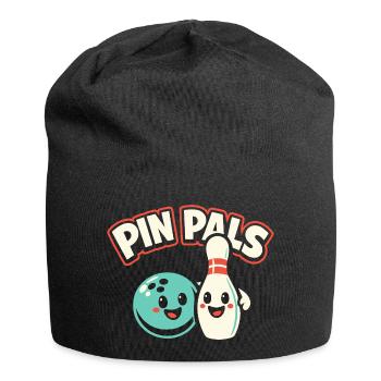 Pin Pals - Jersey-Beanie - Schwarz - Vorne