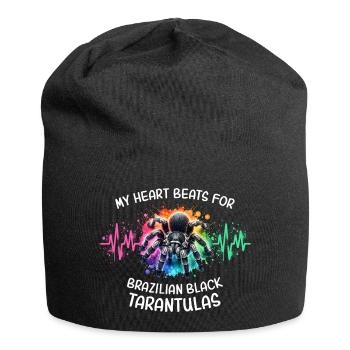 Ligne Cœur de la Tarentule Noire - Bonnet en jersey - noir - Devant
