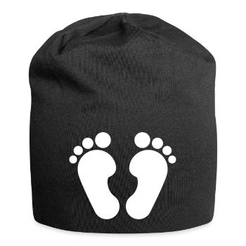 Pieds nus, pieds nus - Bonnet en jersey - noir - Devant